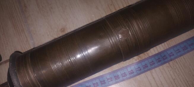 Stojący młynek do kawy pieprzu ziół wykonany z mosiądzu