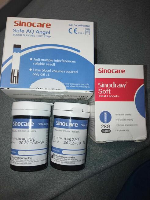 Paski do testowania cukru we krwi plus 50 lancet