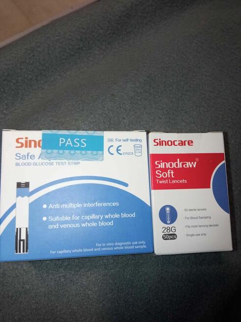 Paski do testowania cukru we krwi plus 50 lancet