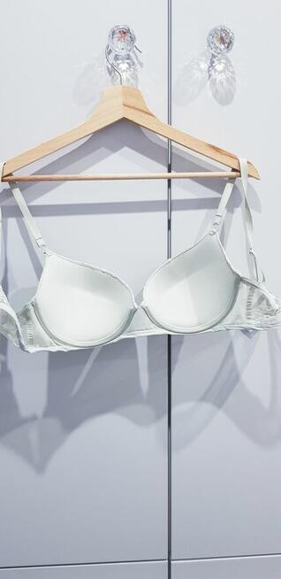 Pistacjowy biustonosz damski H&M