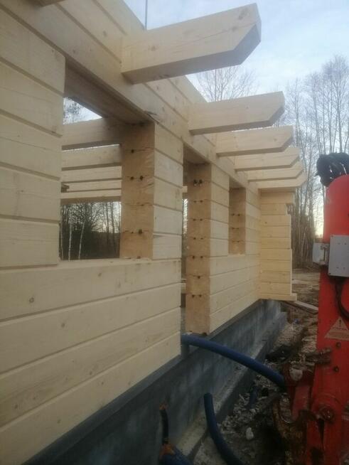 Budowa domów z drewna drewniane bal bali bala bale