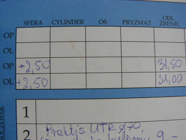 Okulary uzywane 50 zl