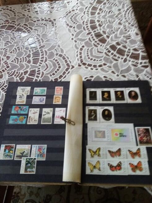 Znaczki+klaster ok400szt