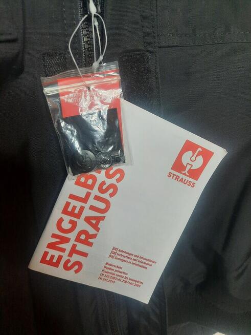 Kurtka robocza czarna Strauss model Pilotka ES IMAGE - NOWA