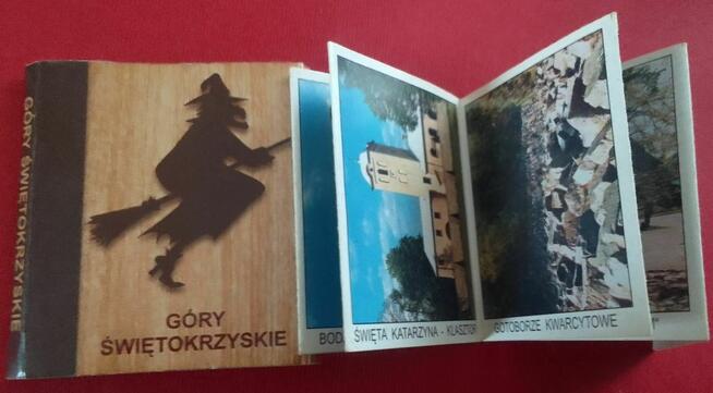 Mini książeczka foto GÓRY ŚWIĘTOKRZYSKIE Folder 6x5cm z PRL