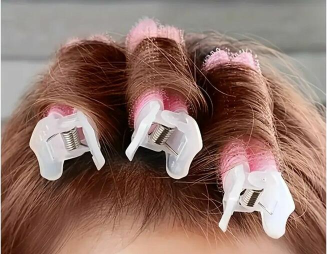 Wałki zwiększające objętość włosów. Kpl. 8 sztuk.