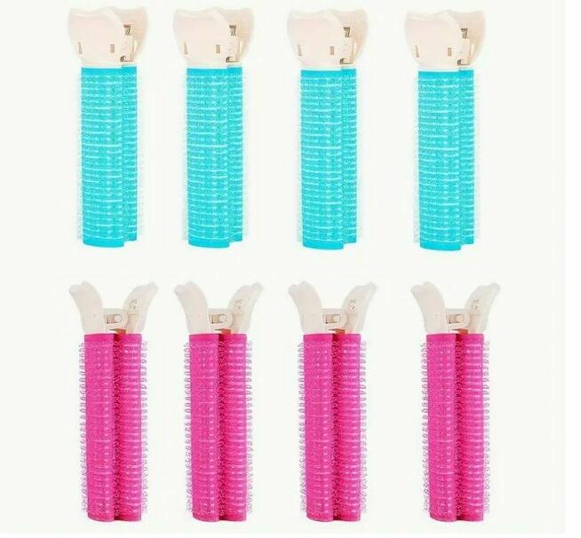 Wałki zwiększające objętość włosów. Kpl. 8 sztuk.