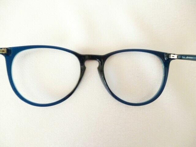 Oprawki okularowe granatowe, unisex.