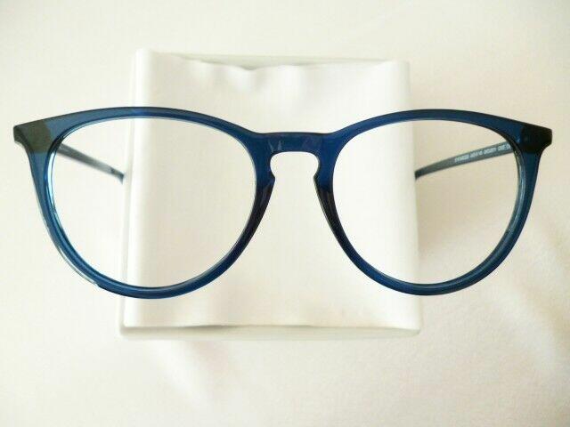 Oprawki okularowe granatowe, unisex.