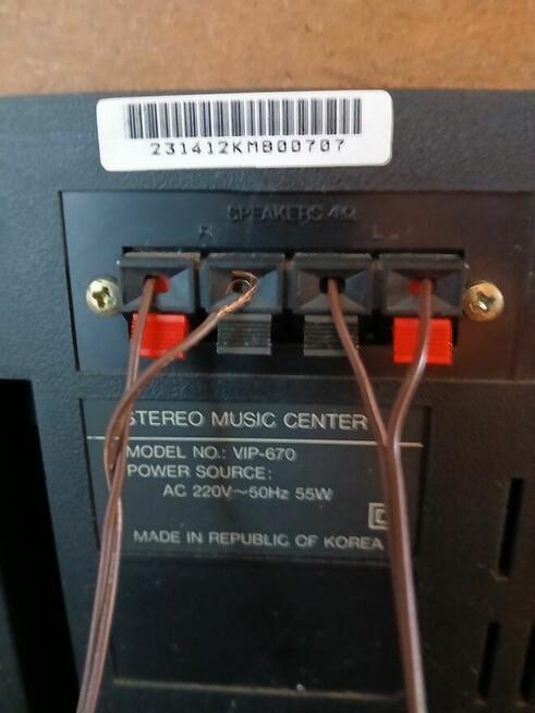 Wieża Samsung (tuner, 2x kaseta,