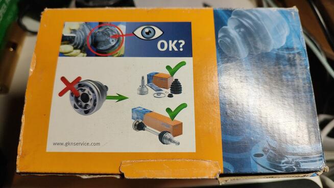 Zestaw osłona przegubu Dacia wew. Logan