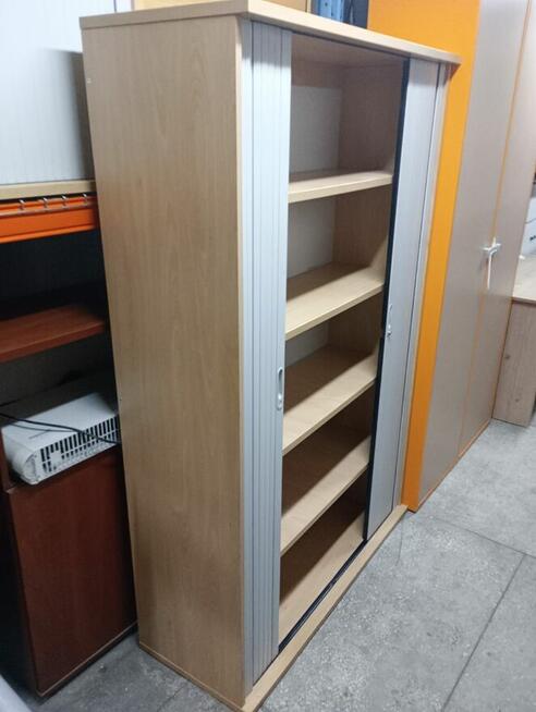 Szafa aktowa roleta z nadstawką szafy aktowe biurowe biur