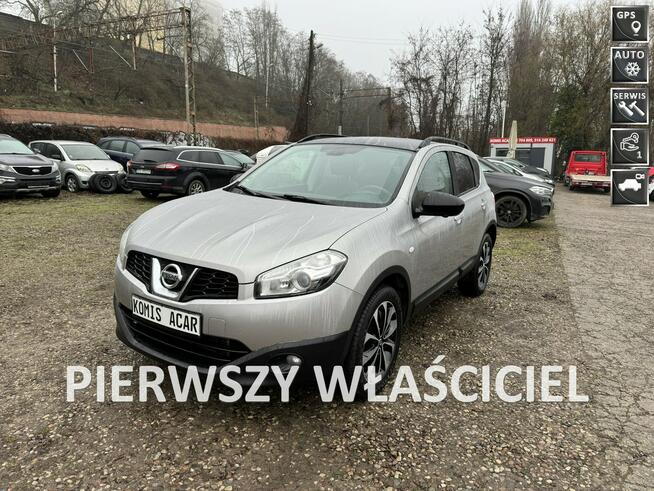 Nissan Qashqai Lift-1.6DCi-130km-1-Właścicel-Navi-Kamera 360-Panorama-Tempomat-Komput