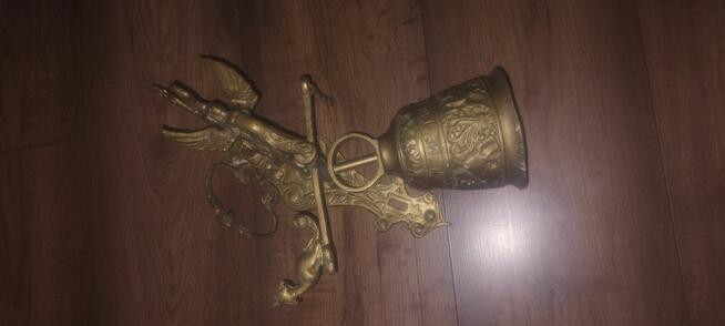 DZWON wiszący z mosiądzu