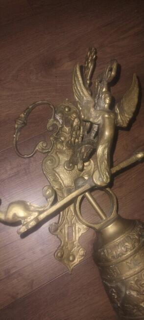 DZWON wiszący z mosiądzu