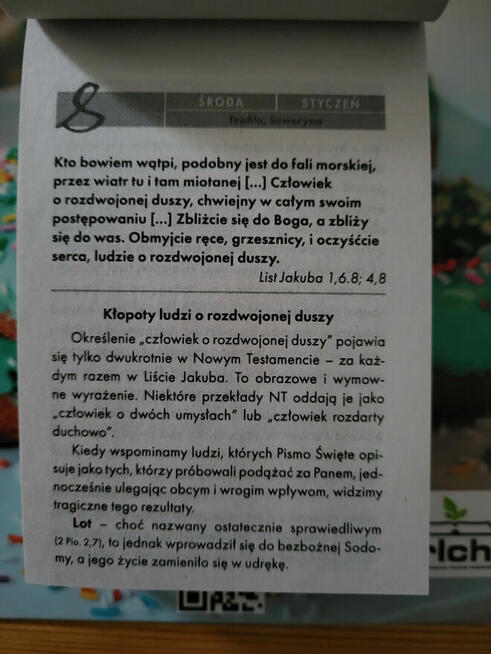 Katolicki Kalendarz 2025 - listkowy tzw. zdzierak