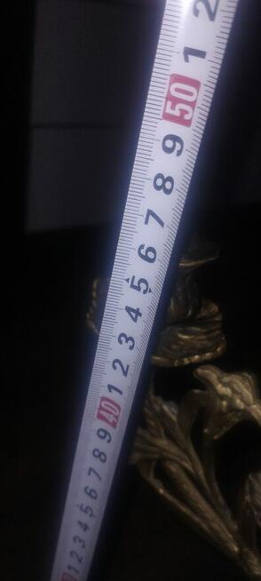 Unikatowy świecznik pięcioramienny wykonany z mosiądzu