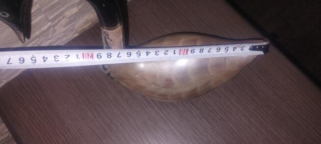 Kaczka wykonana z mosiądzu ręcznie malowana