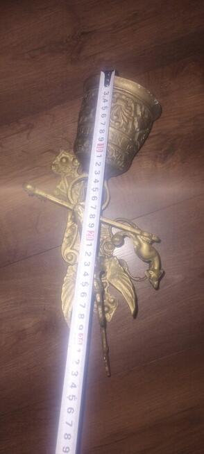 DZWON wiszący z mosiądzu