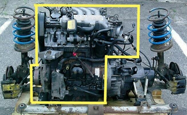 Silnik benzynowy Volvo 440 92,kompletny, całkowicie sprawny