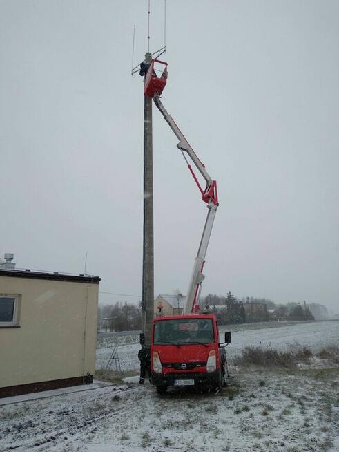 Podnośnik koszowy PAJĄK Trzemeszno Gniezno Mogilno Strzelno