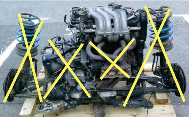 Silnik benzynowy Volvo 440 92,kompletny, całkowicie sprawny