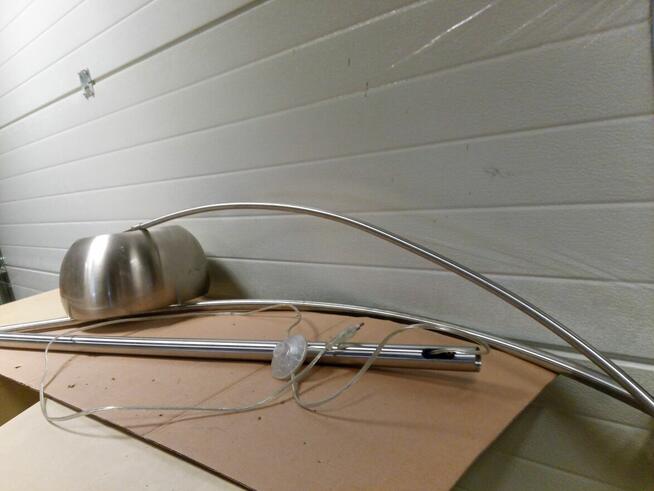 Lampa podłogowa chrom stojąca duża z regulacją