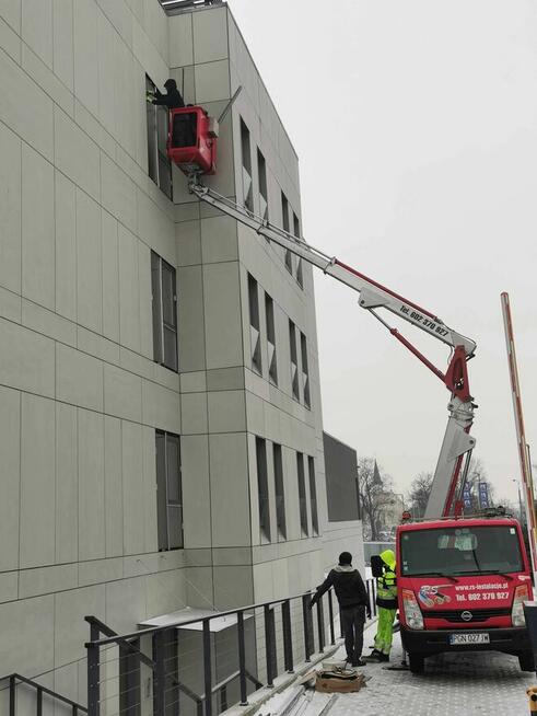 Podnośnik koszowy PAJĄK Trzemeszno Gniezno Mogilno Strzelno