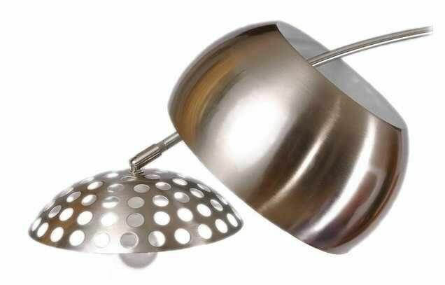 Lampa podłogowa chrom stojąca duża z regulacją