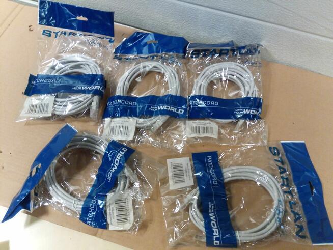 Kabel patchcord UTP cat.5e kable 3m i 5m Cabletech Eco-Line
