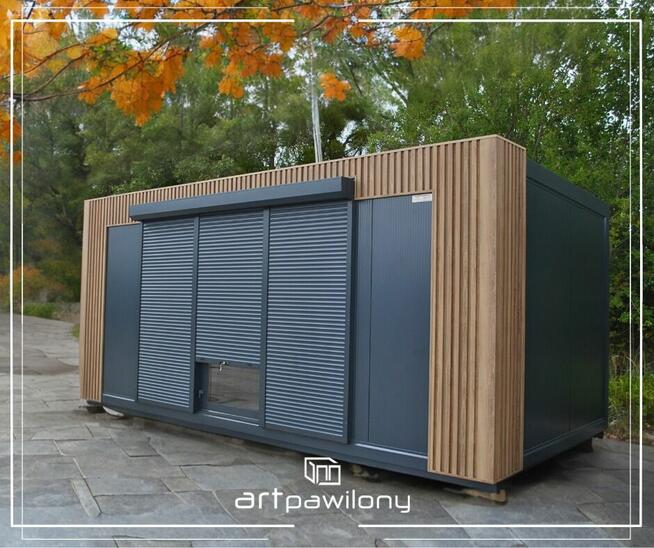Kontener biurowy 6x3 Pawilon handlowy Od ręki - ART Pawilony