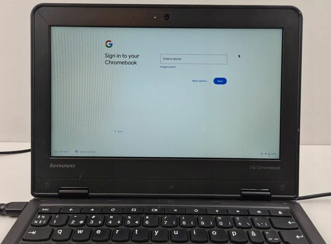 Szybki Notebook Lenovo Thinkpad Chromebook 11e Sprawny