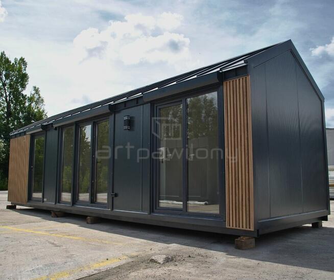 Kontener mieszkalny 10x3 Domek mobilny całoroczny Stodoła