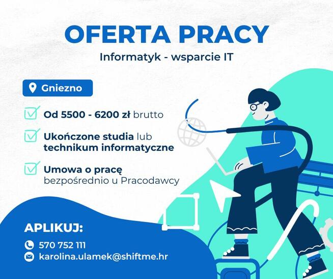 Informatyk - wsparcie IT