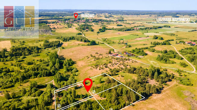 Działka rolno-budowlana Runowo gm. Lidzbark Warmiński
