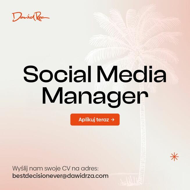 Social Media Manager Gdynia