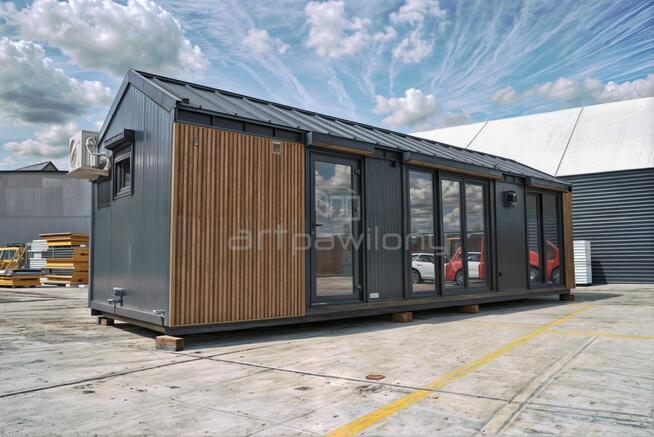Kontener mieszkalny 10x3 Domek mobilny całoroczny Stodoła