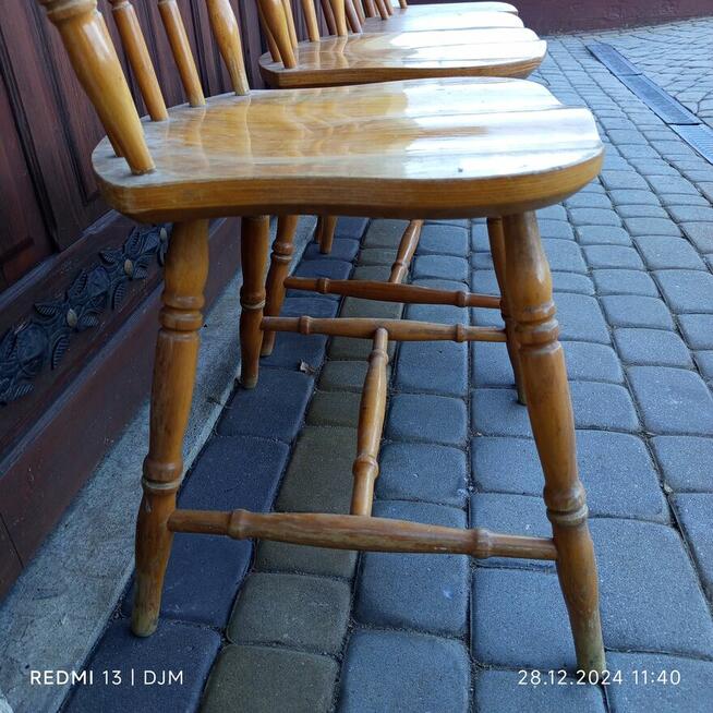 Krzesła drewniane z PRL-u 500 zł