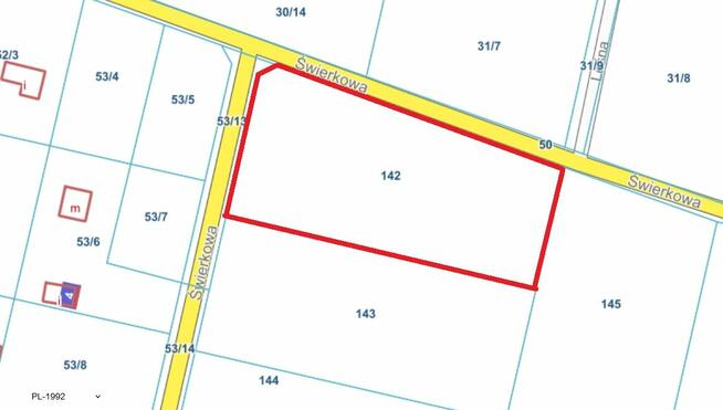 Działka pod twój dom przy lesie – okolice Lutomierska.