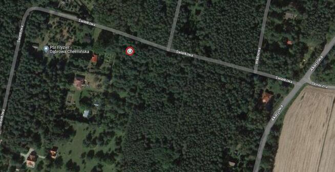 Działka pod twój dom przy lesie – okolice Lutomierska.