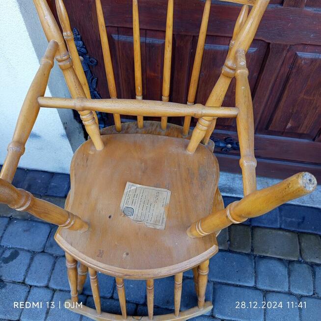 Krzesła drewniane z PRL-u 500 zł