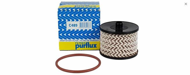 Nowy Filtr paliwa 2.0HDI Purflux C489 1906C0