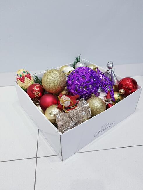 Mega zestaw bombek choinkowych