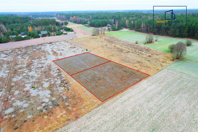 Działki letniskowe - 1 km od jeziora, 2 km od rzeki