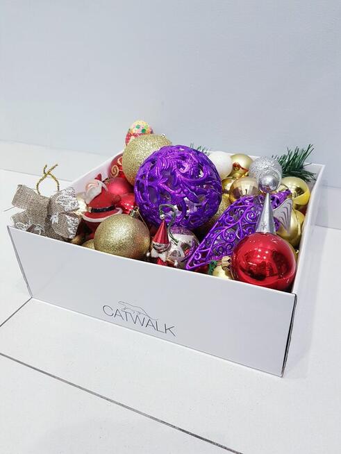 Mega zestaw bombek choinkowych