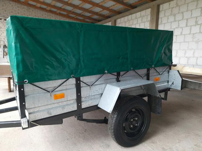 Oryginalna przyczepka RYDWAN 205x130 z plandeką, na resorac