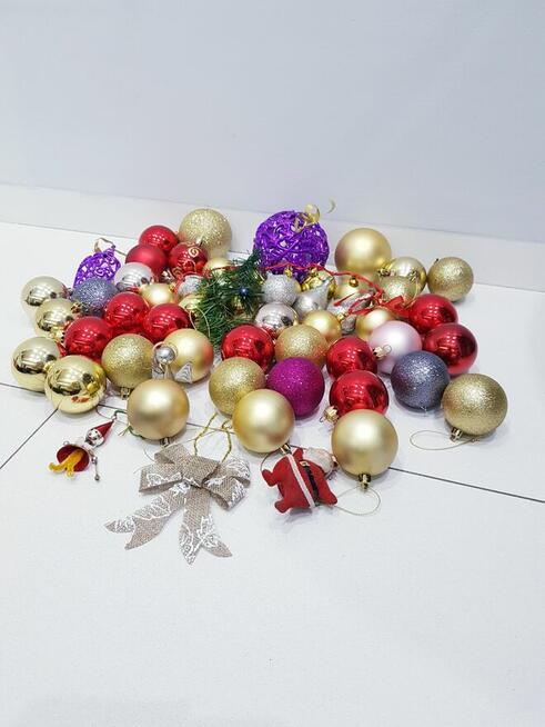 Mega zestaw bombek choinkowych