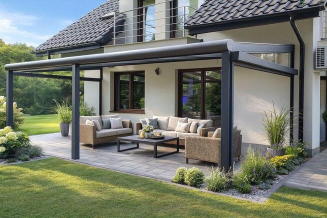 Ogrody zimowe, pergole lamelowe