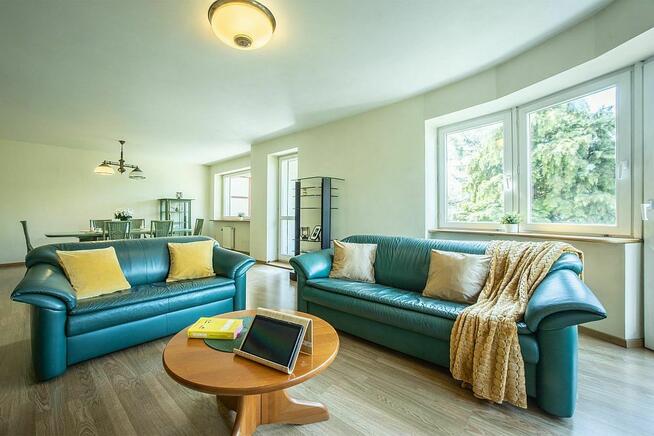 Pabianice- wyjątkowe mieszkanie z ogrodem i garażem