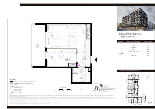 APARTAMENT 2POKOJOWY 34M2